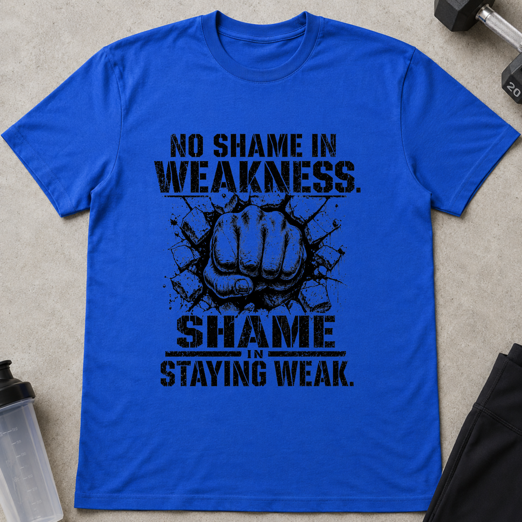 No Shame In Weakness, Shame In Staying Weak Tee