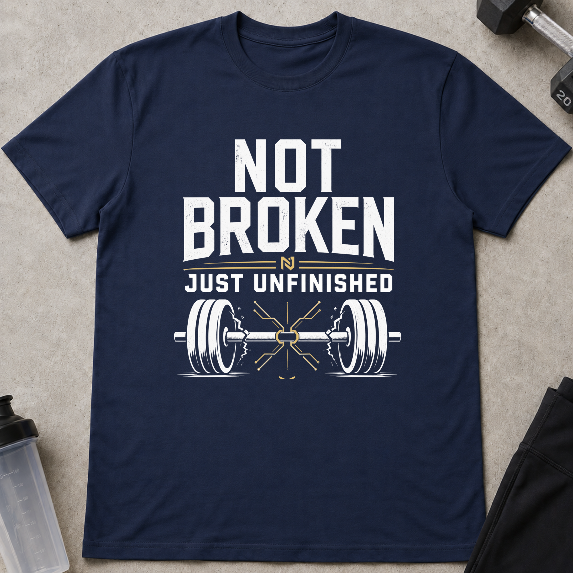 Not Broken Just Unfinished Tee
