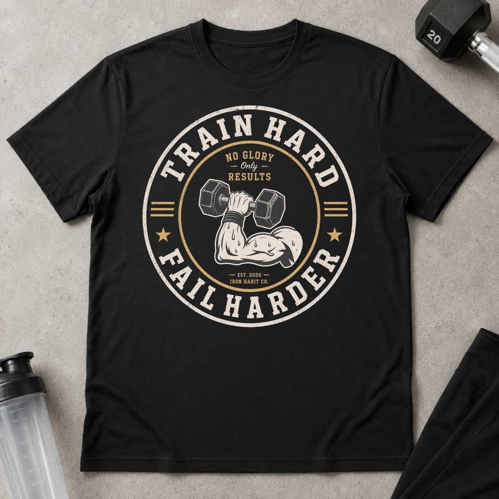 Train Hard Fail Harder Tee