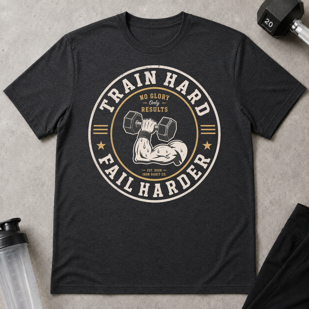Train Hard Fail Harder Tee