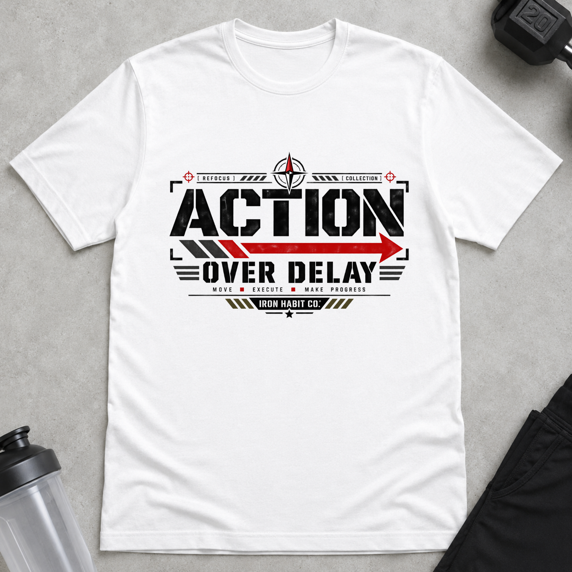 Action Over Delay Tee