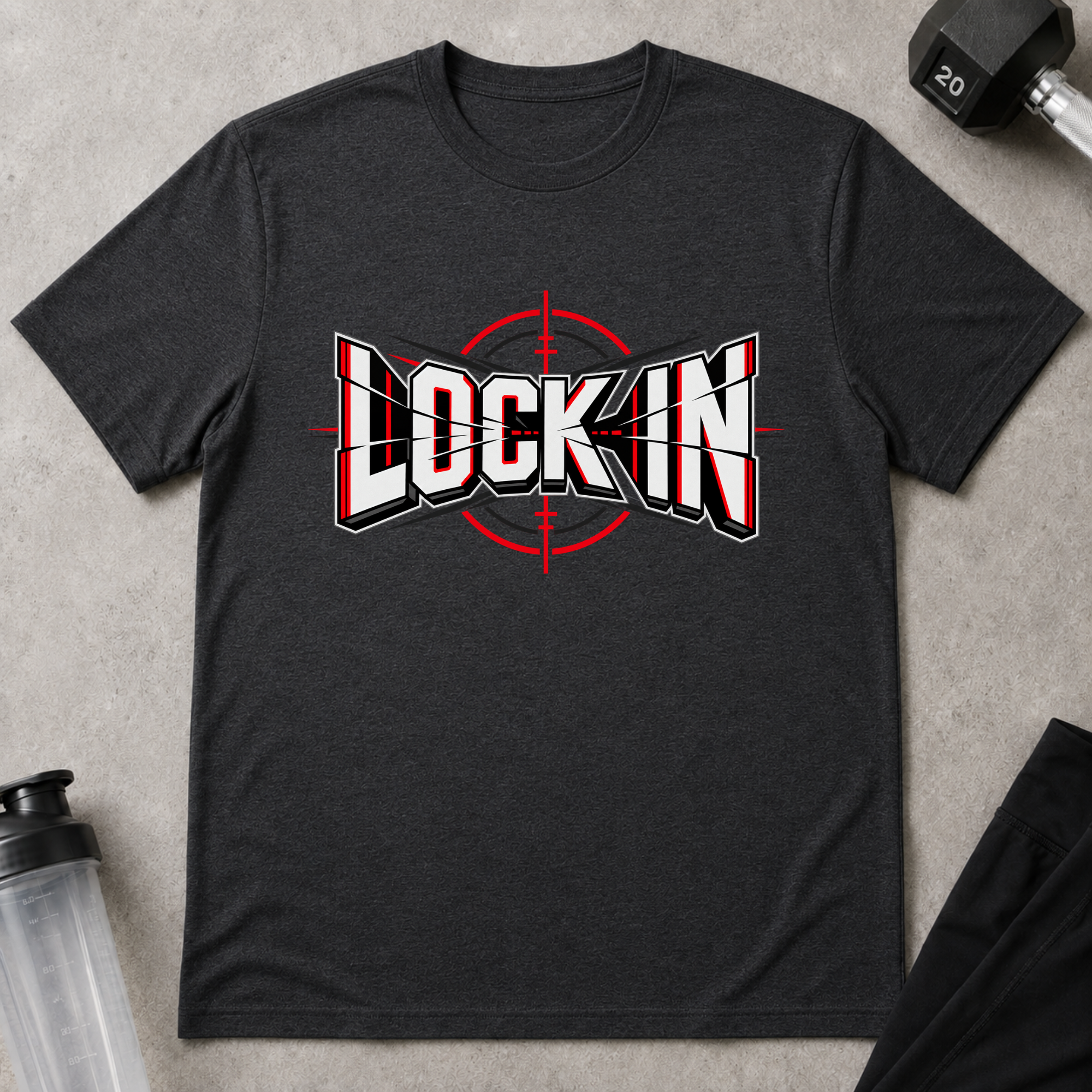 Lock In Target Tee