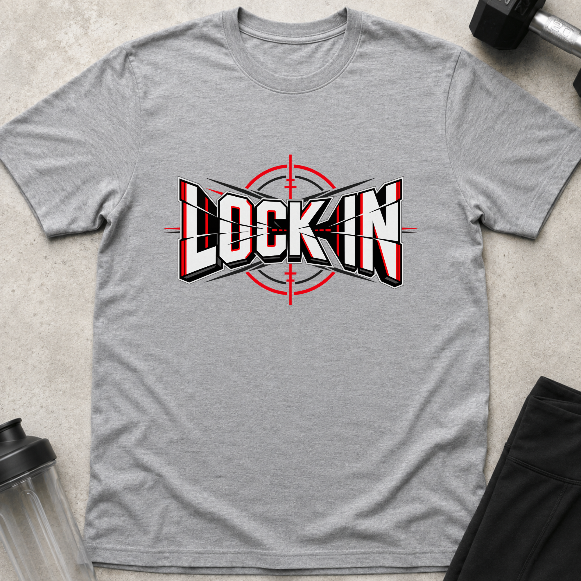 Lock In Target Tee
