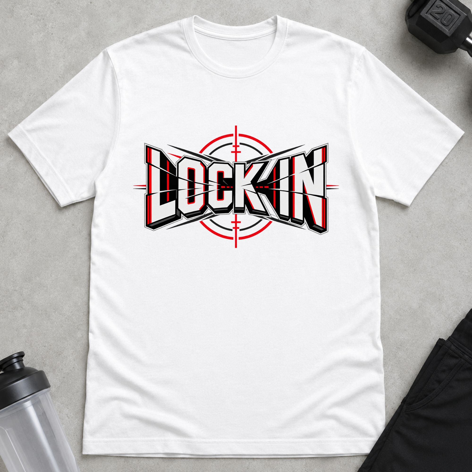 Lock In Target Tee
