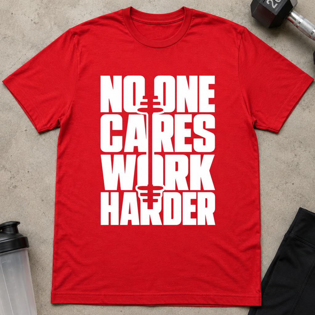 No One Cares Work Harder Tee