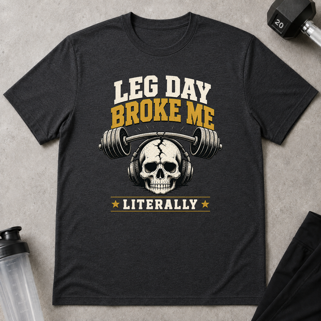 Leg Day Broke Me Tee