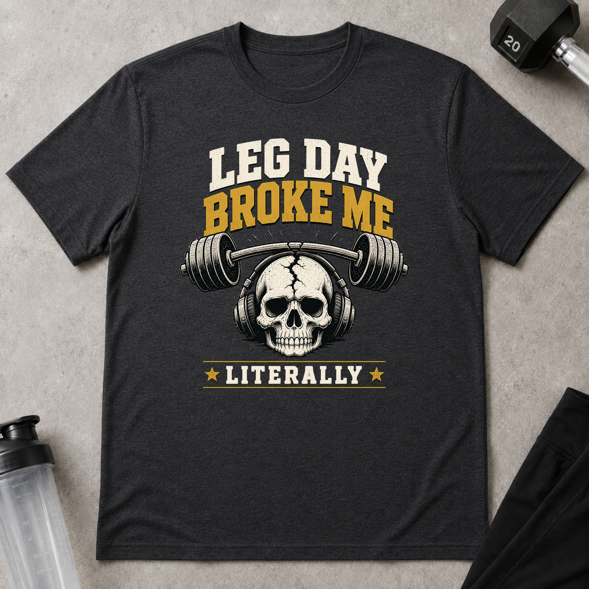 Leg Day Broke Me Tee