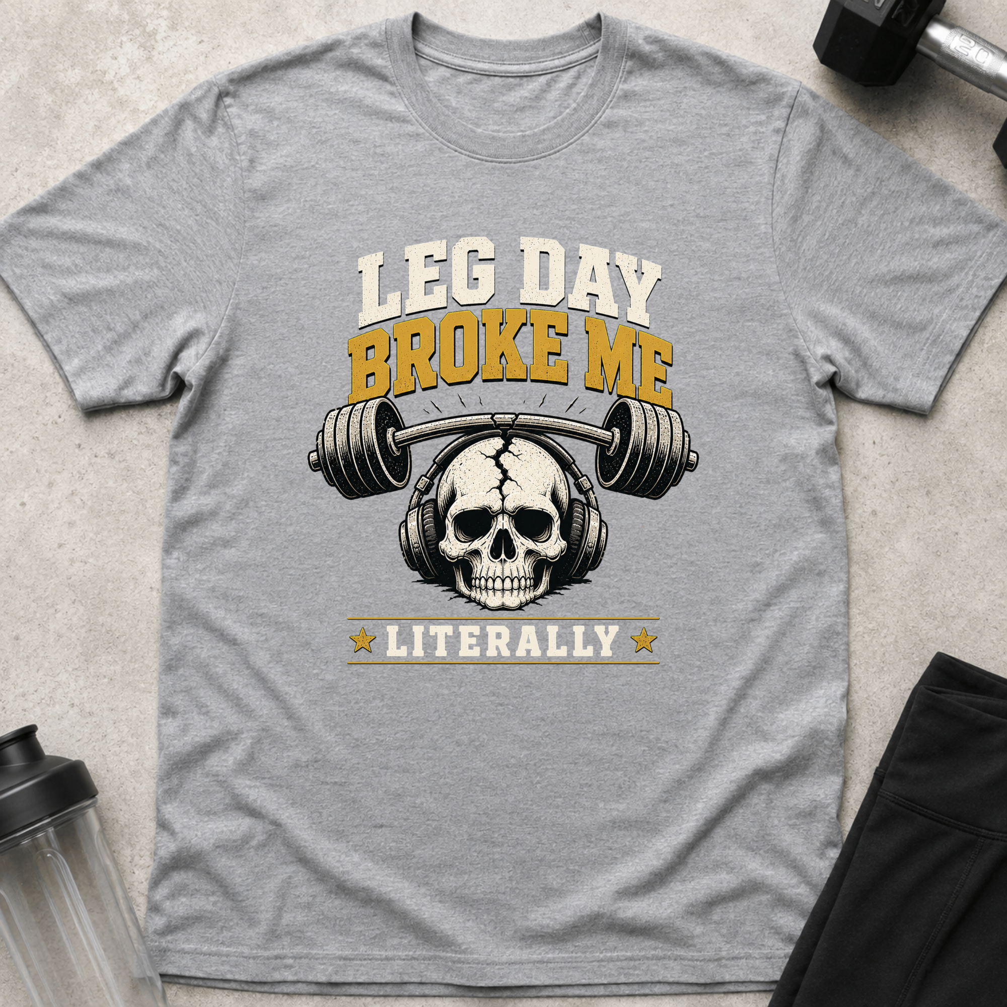Leg Day Broke Me Tee