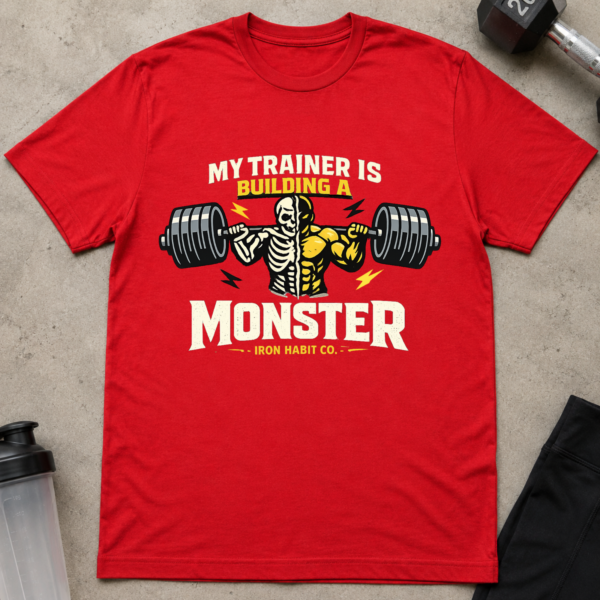 My Trainer Is Building A Monster Tee