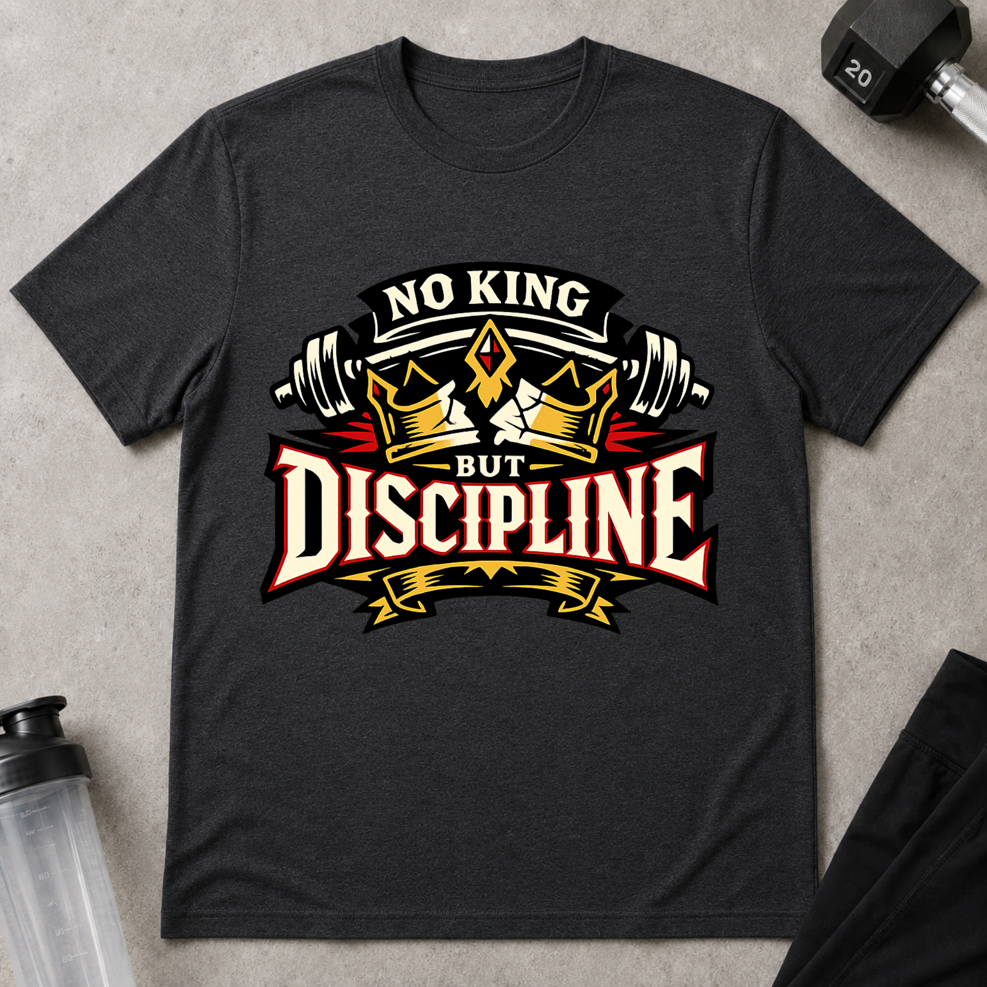 No King But Discipline Tee