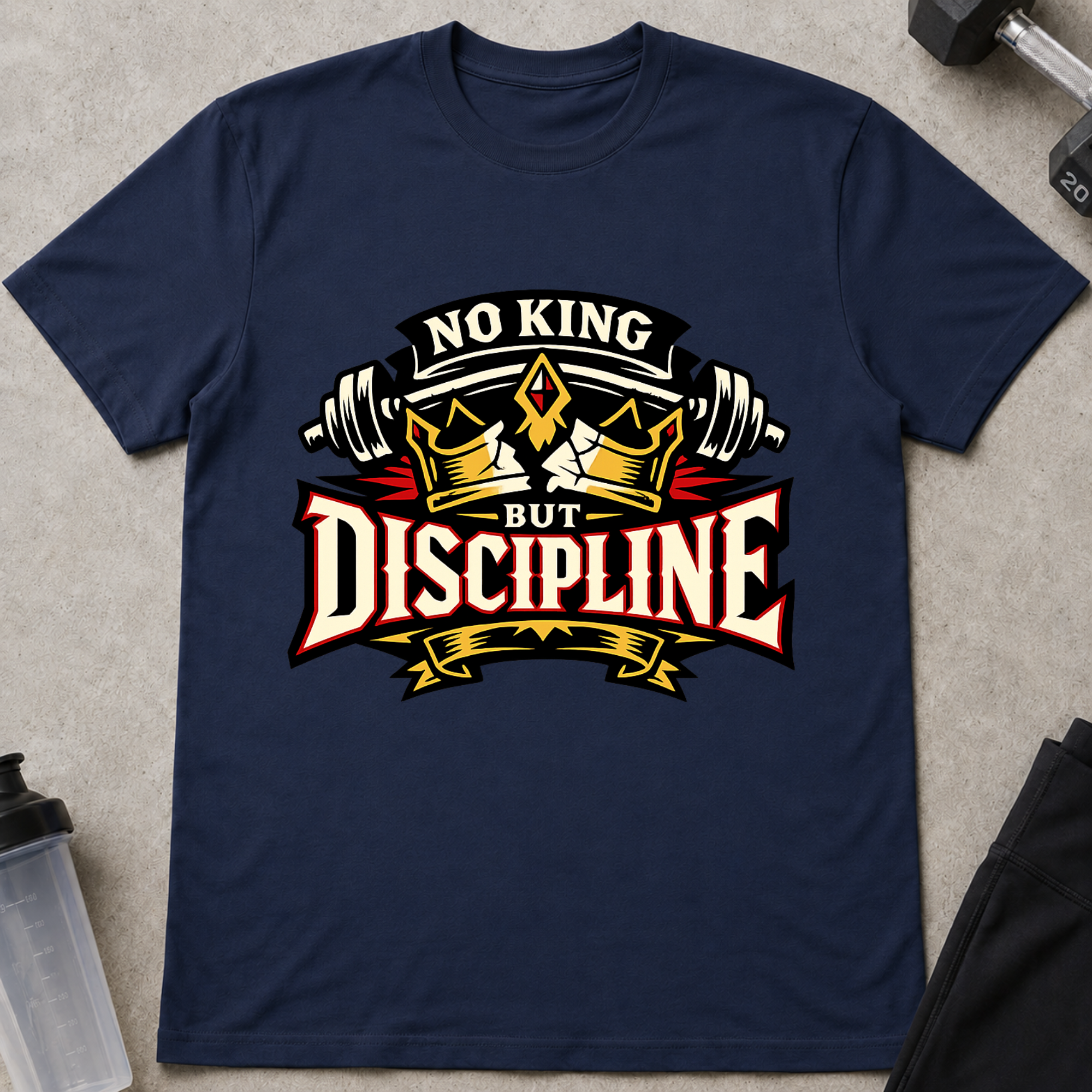 No King But Discipline Tee