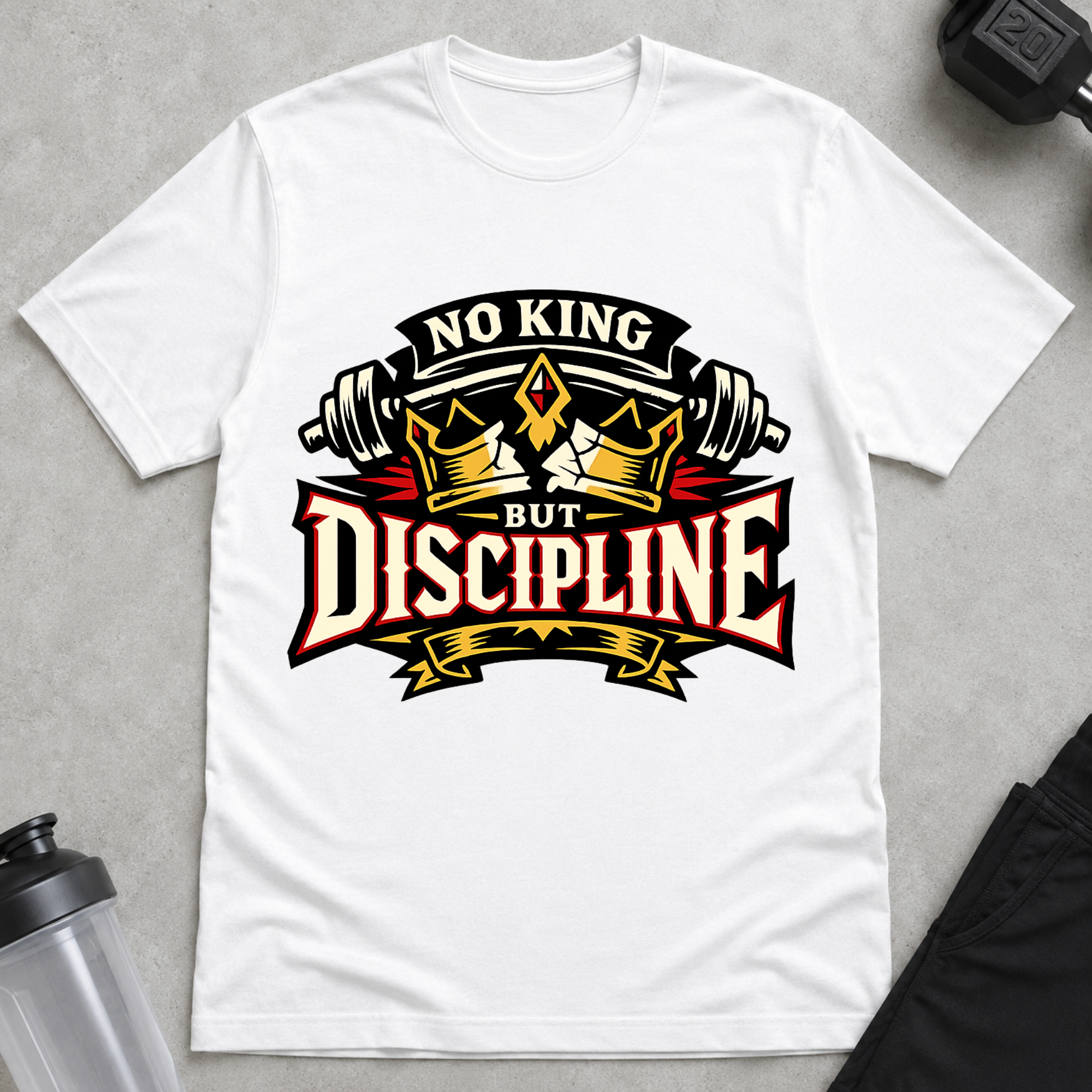No King But Discipline Tee