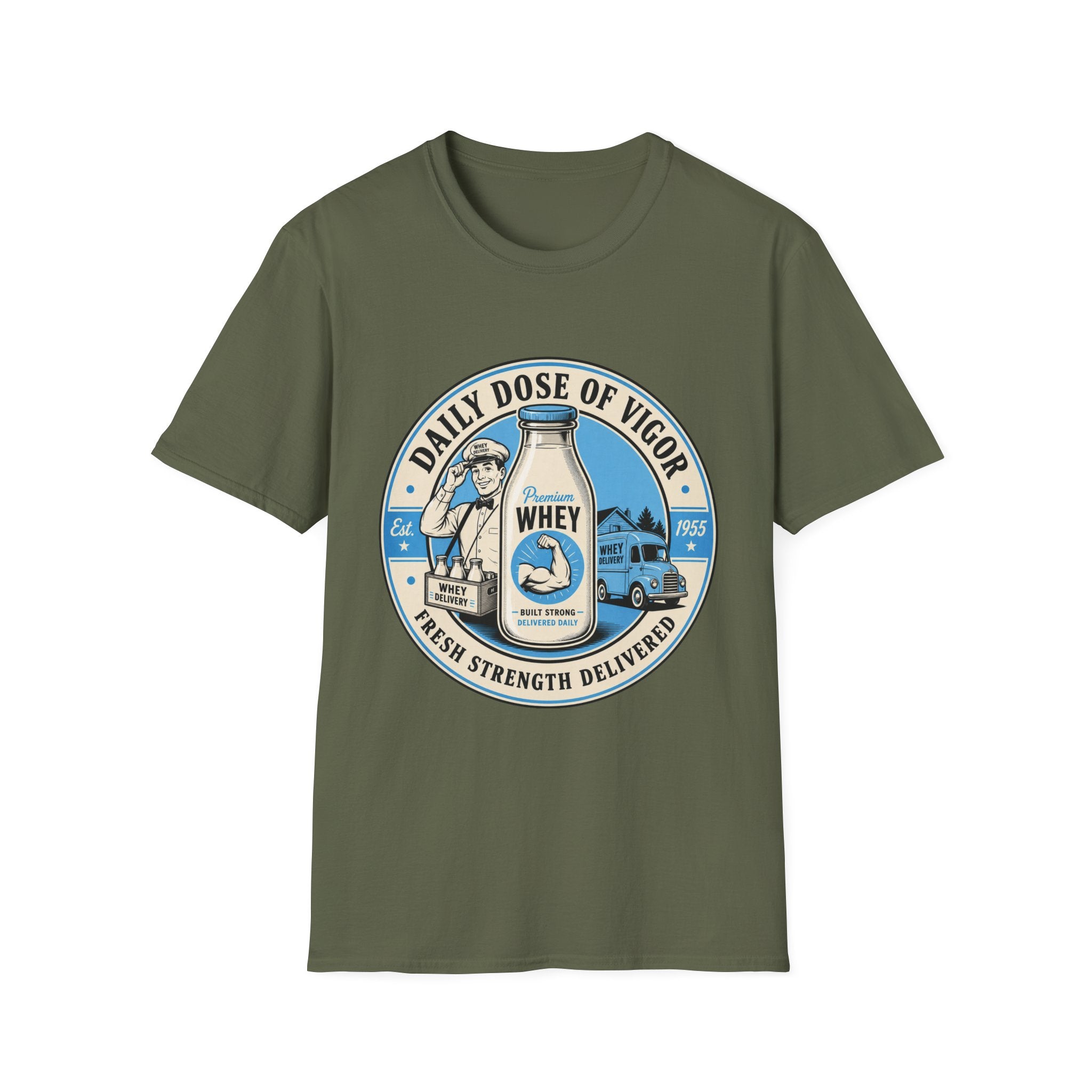 Daily Dose of Vigor Retro Fitness T-Shirt