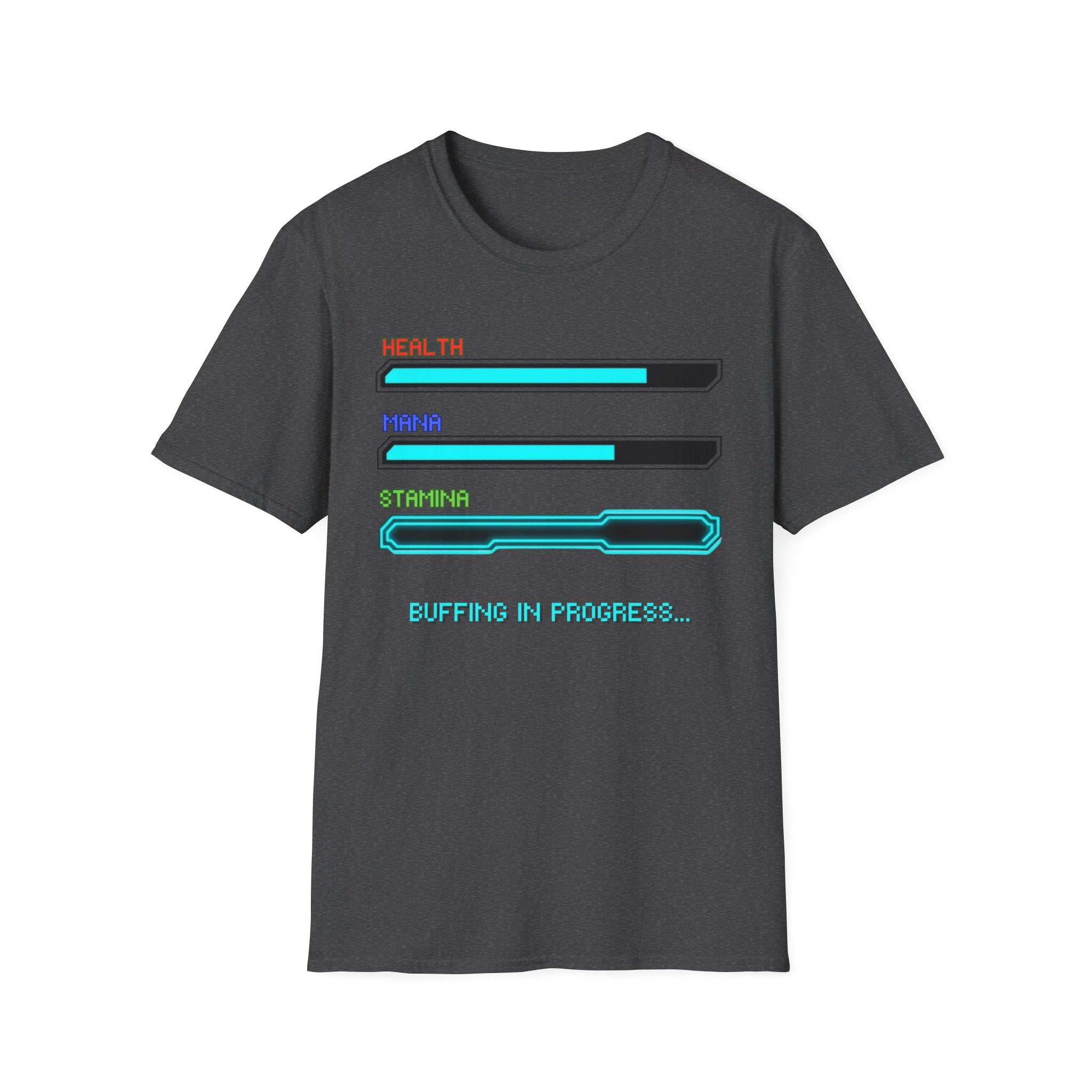 Buffing in Progress — Gamer Fitness Tee