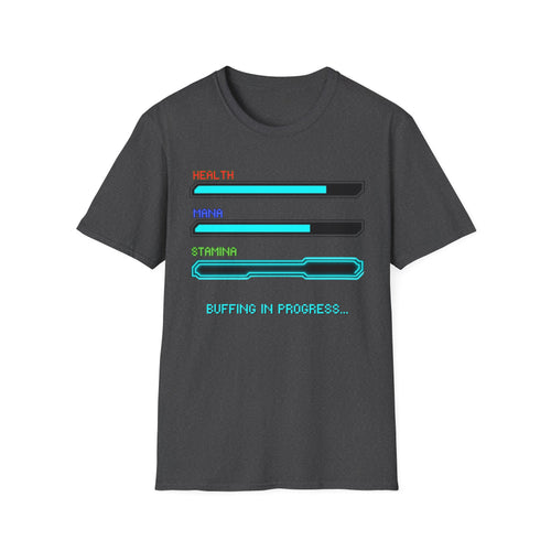 Buffing in Progress — Gamer Fitness Tee