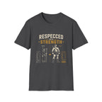 Respected Into Strength Vintage Fitness Graphic Tee