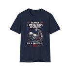 Human Limitations Removed: Initiating Bulk Protocol Fitness Tee