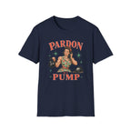 Pardon My Pump T-Shirt – Retro Weightlifting Kettlebell Fitness Tee