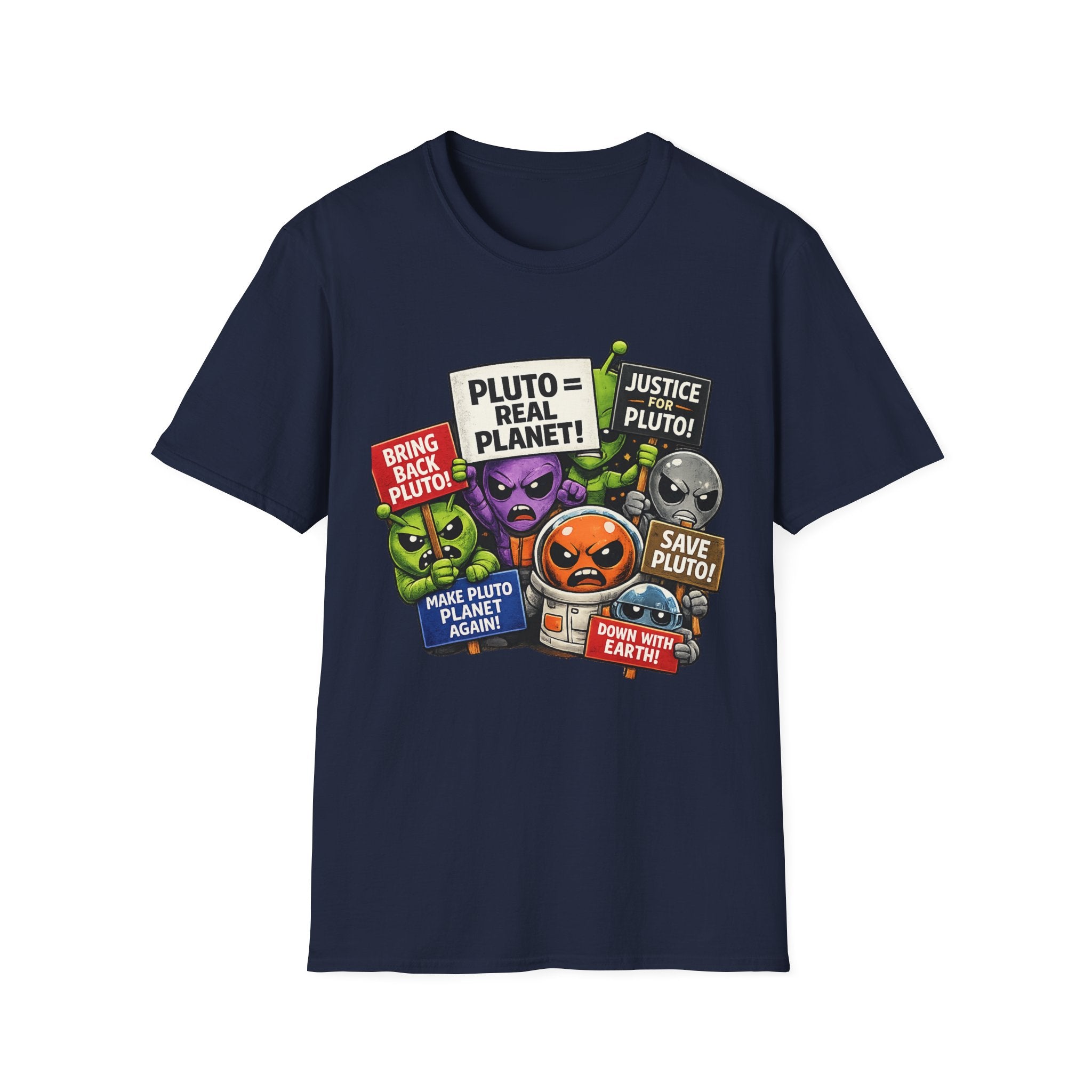 Pluto Picket Line | Nerd Graphic Tee