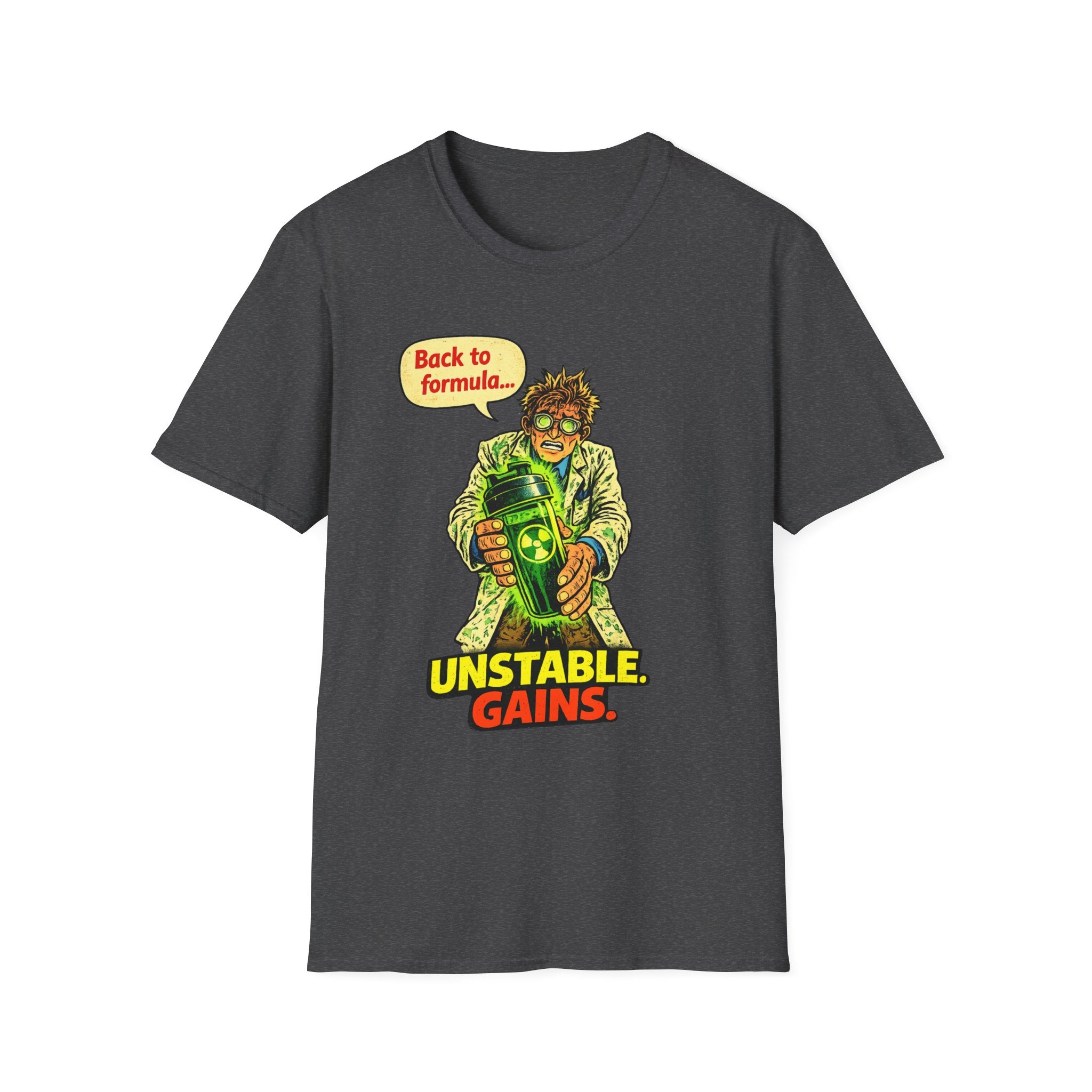 Back to Formula - Unstable Gains | Comic Book Scientist Gym Tee