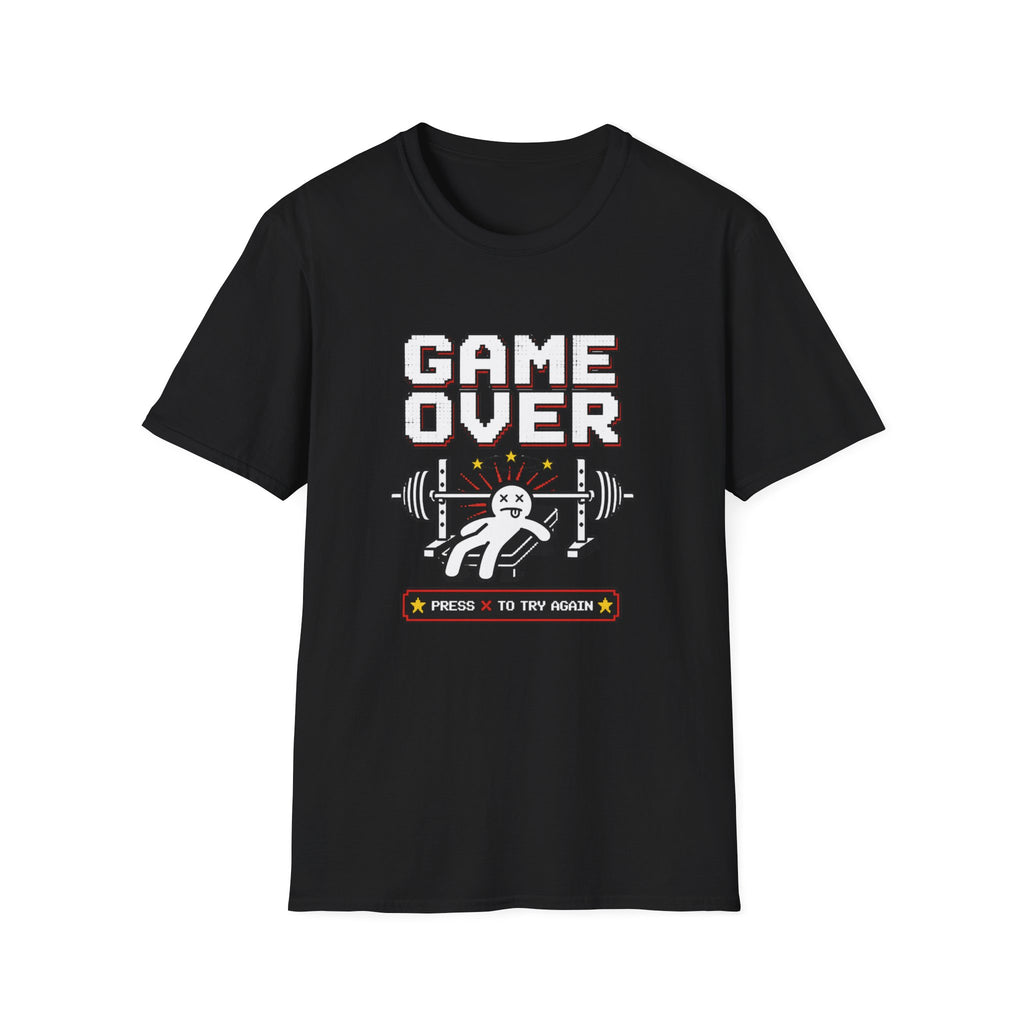 Game Over “Press R to Try Again” Tee
