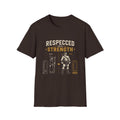 Respected Into Strength Vintage Fitness Graphic Tee