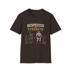 Respected Into Strength Vintage Fitness Graphic Tee
