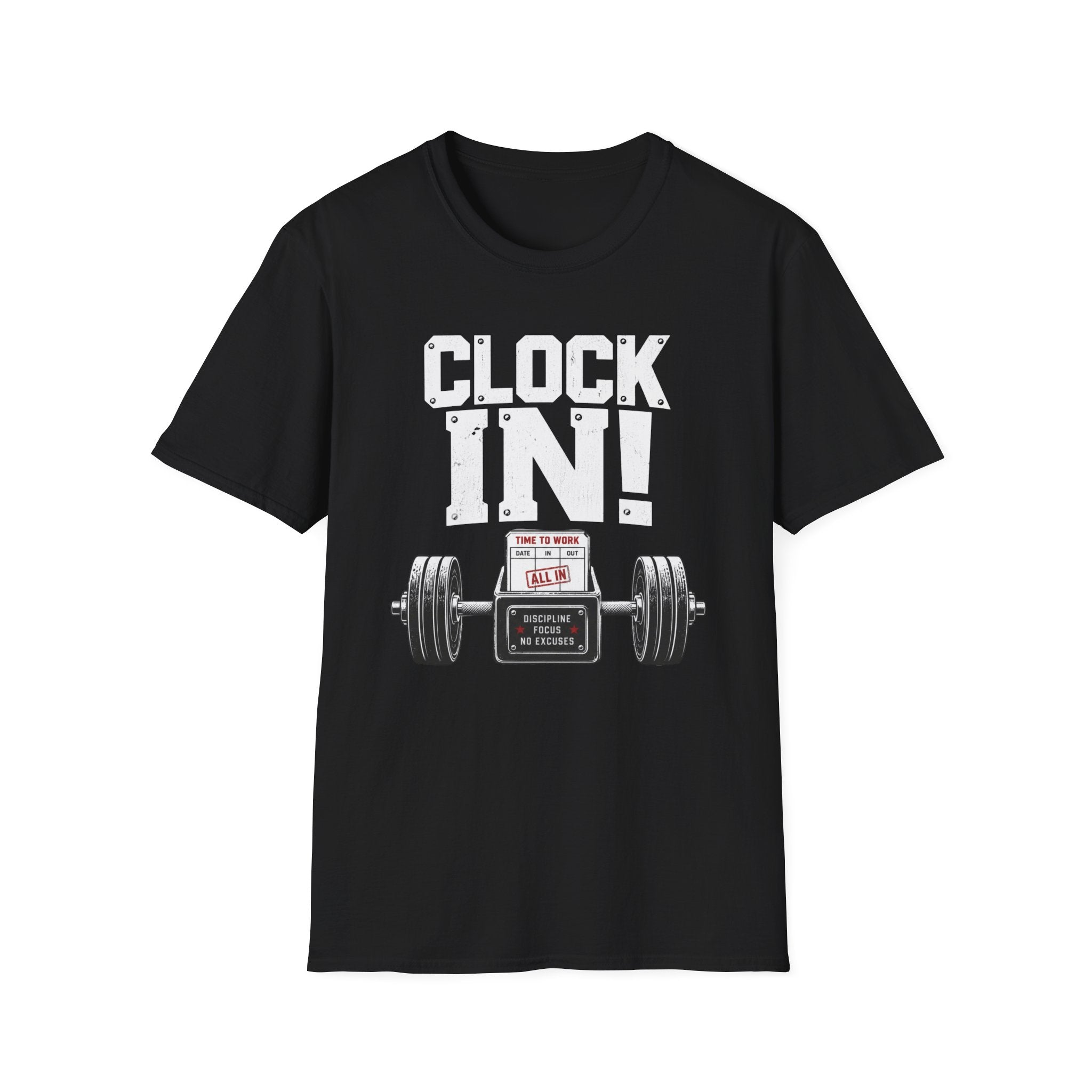 Clock In! — Weightlifting Discipline Tee
