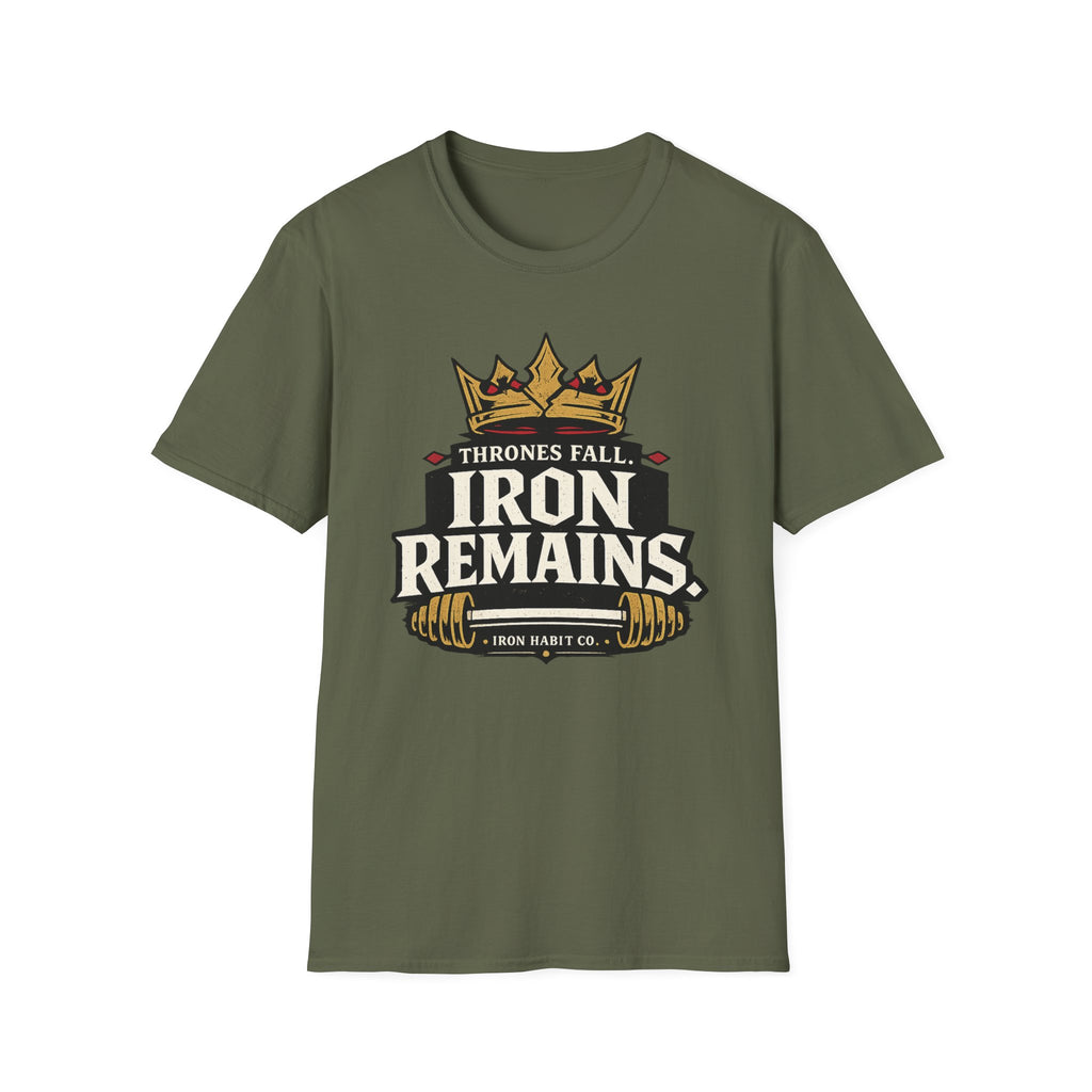 Thrones Fall. Iron Remains Tee