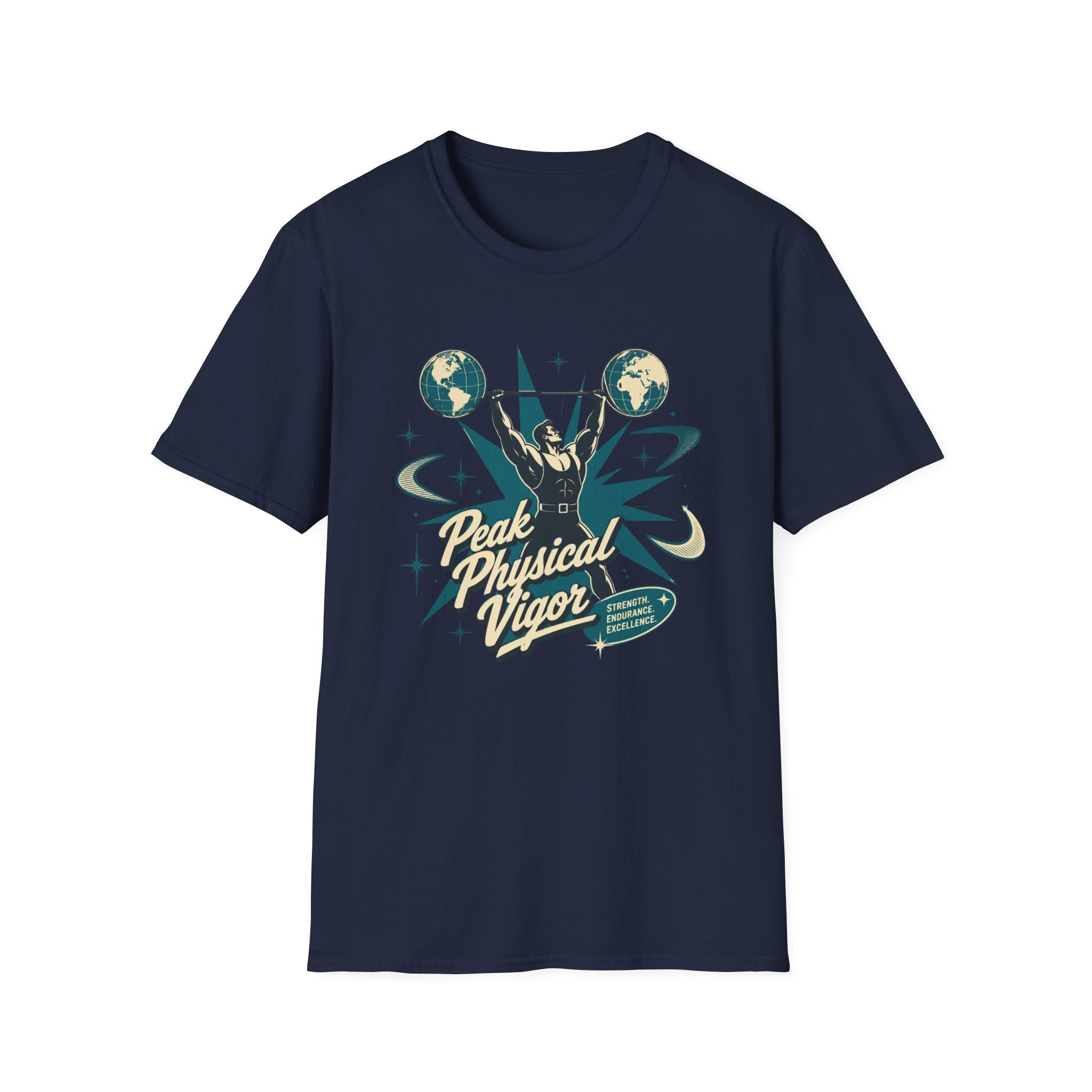 Peak Physical Vigor — Retro Fitness Graphic Tee