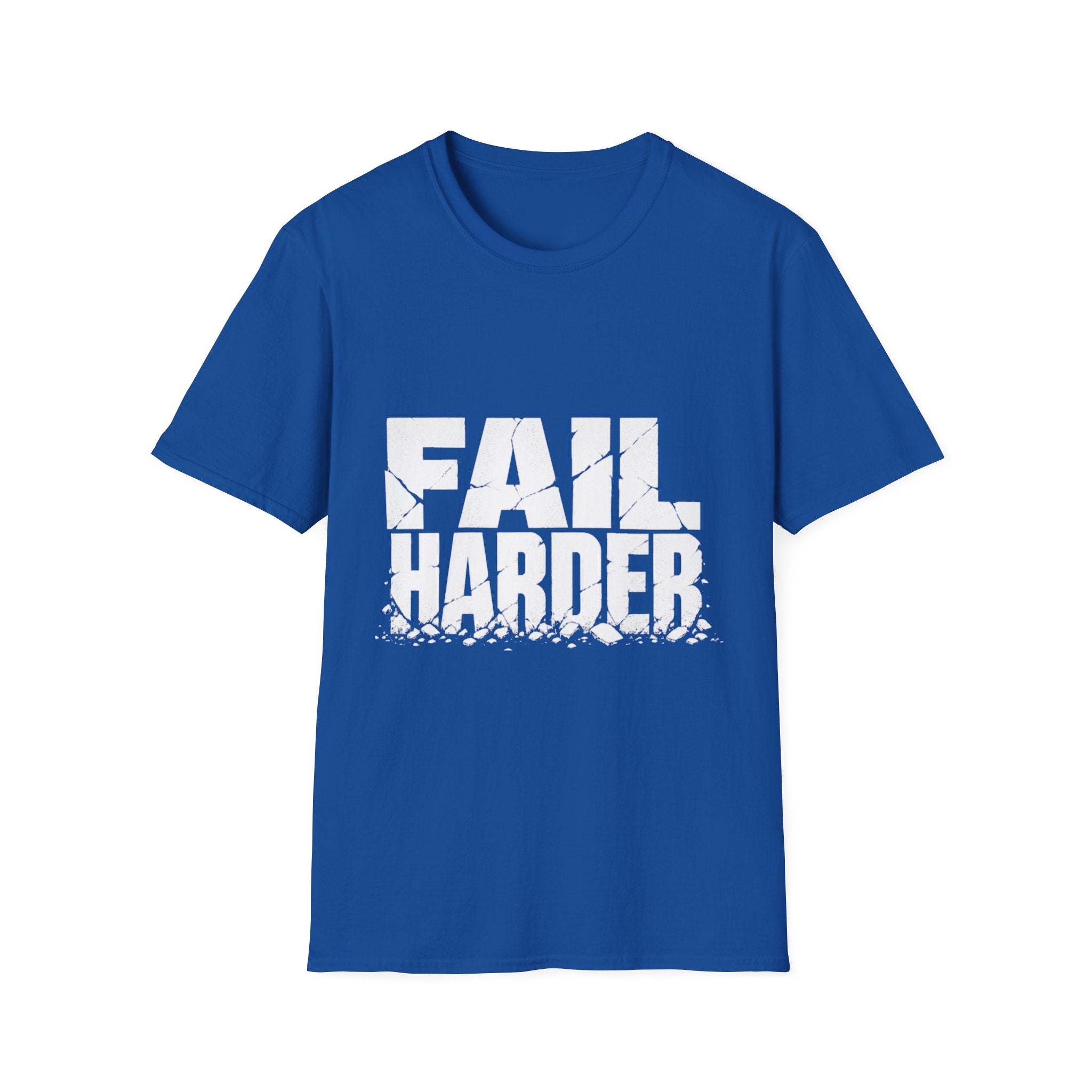 Fail Harder — Motivational Grit Graphic Tee