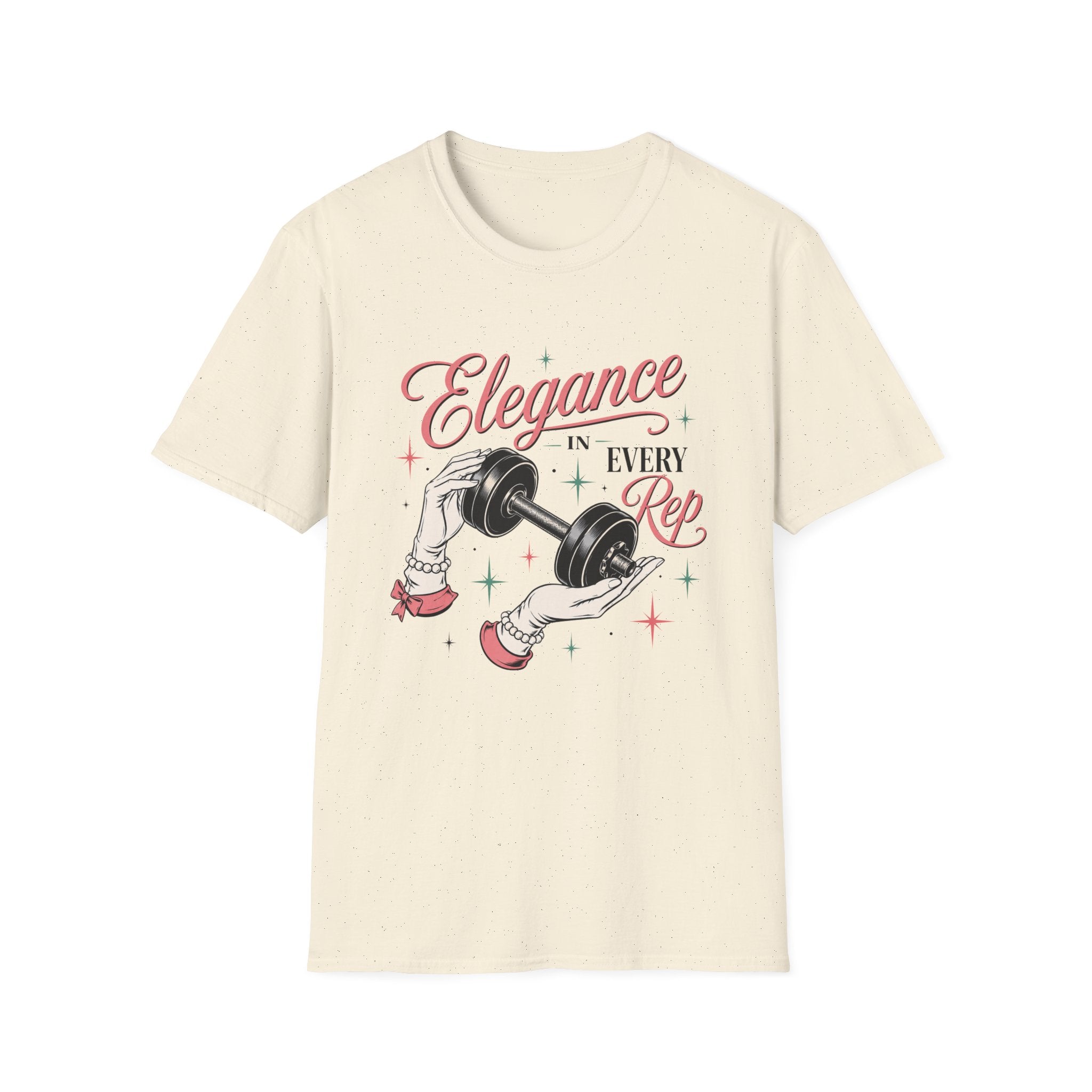 Elegance in Every Rep — Feminine Weightlifting Gym Tee