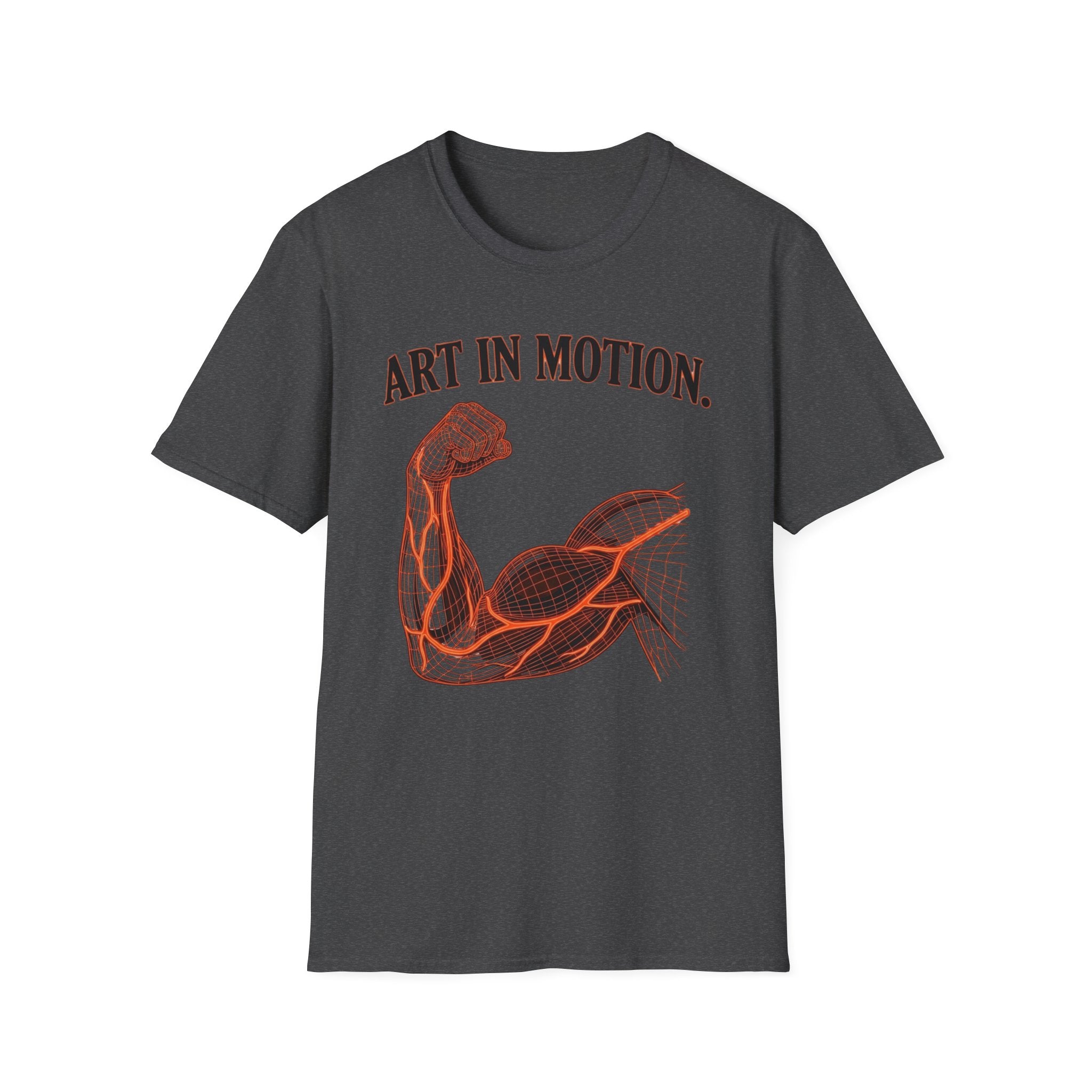 Art In Motion — Graphic Muscular Arm Tee