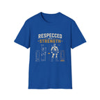 Respected Into Strength Vintage Fitness Graphic Tee