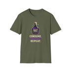 Buff Serum: Consume. Conquer. Repeat Gamer Fitness Tee