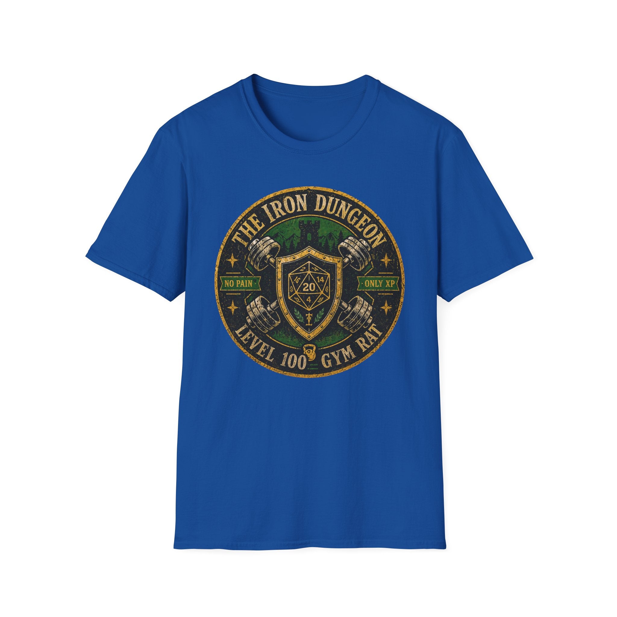"The Iron Dungeon" Level 100 Gym Rat Tee
