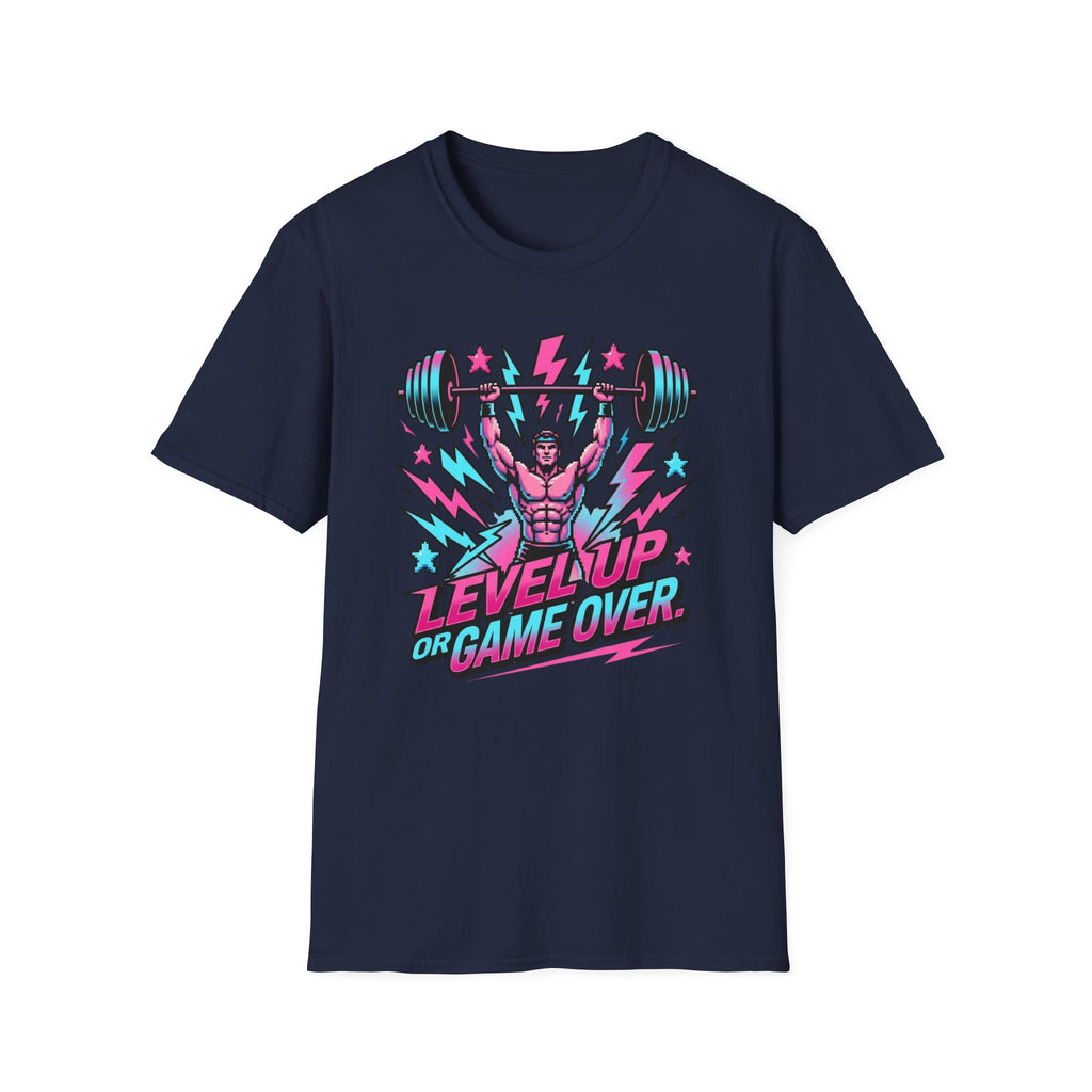 Level Up or Game Over Retro Gamer Gym Tee