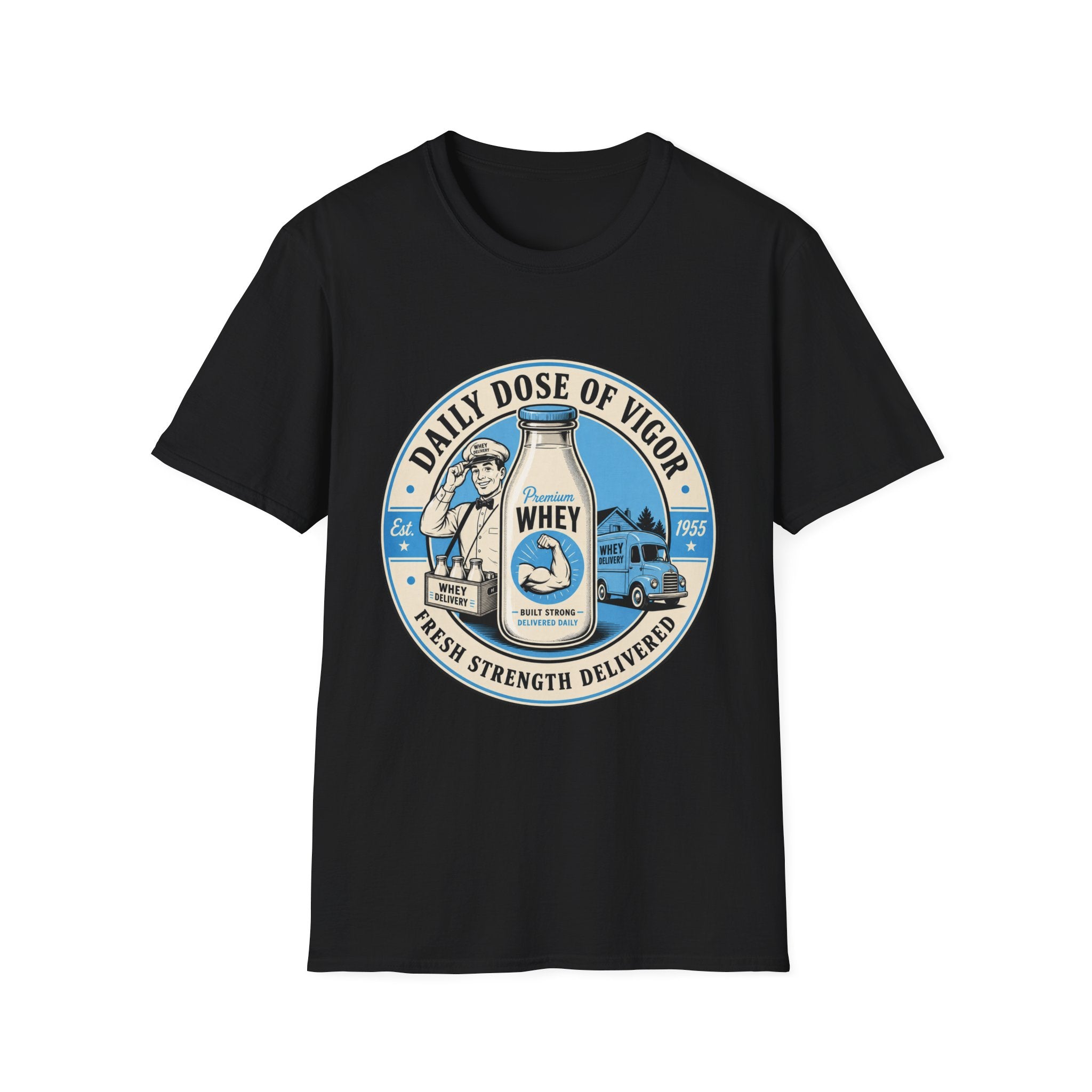 Daily Dose of Vigor Retro Fitness T-Shirt