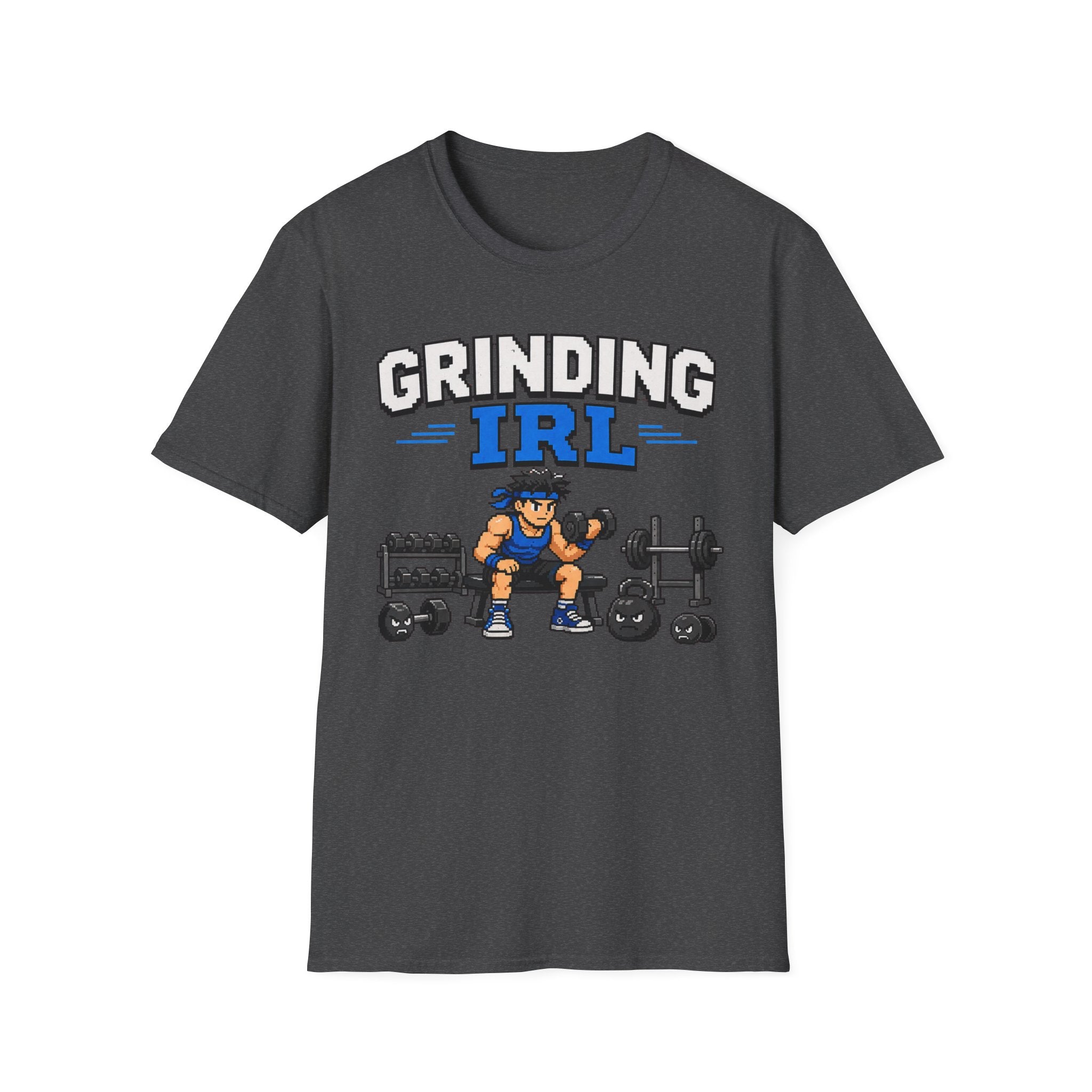 Grinding IRL — Gym Workout Motivation Tee
