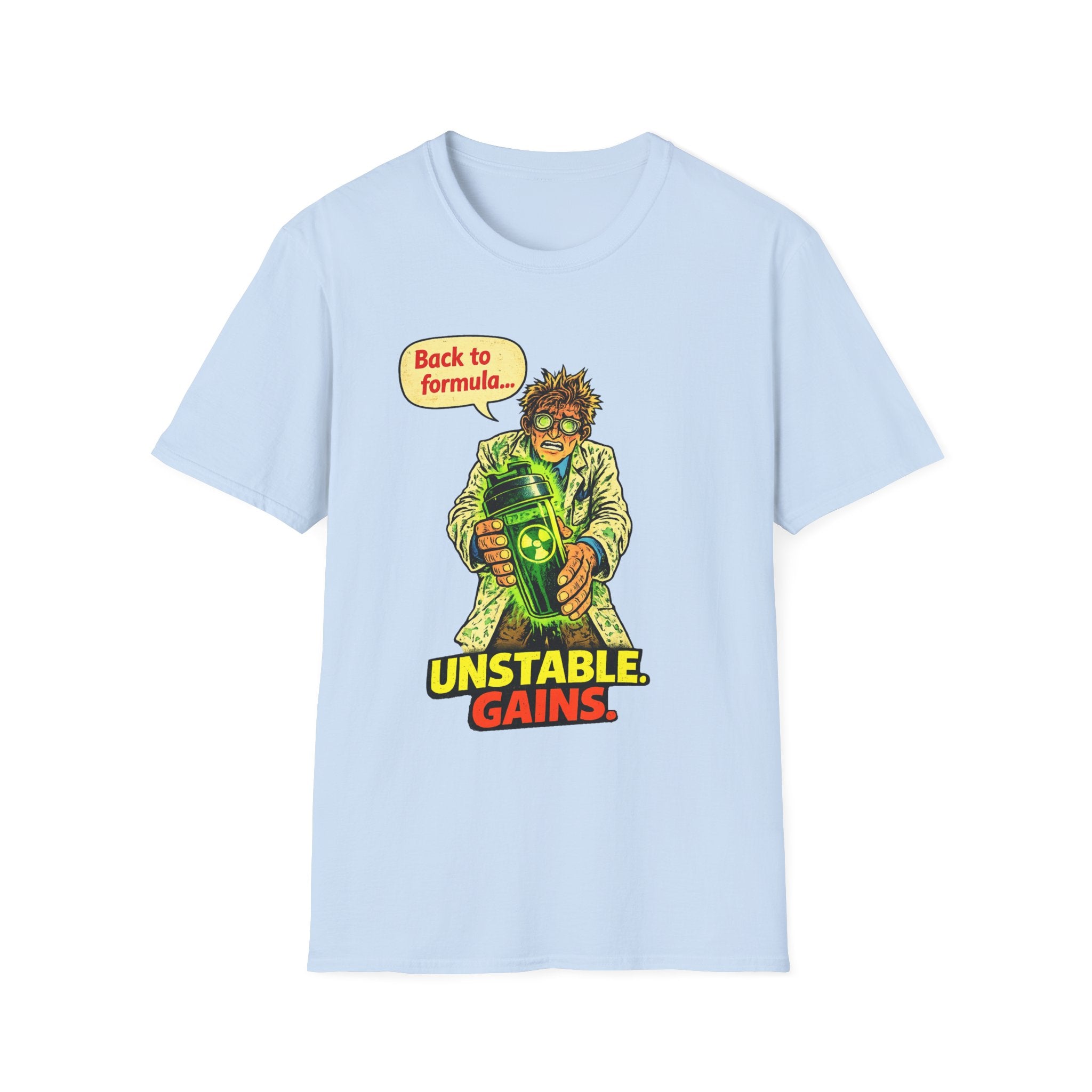 Back to Formula - Unstable Gains | Comic Book Scientist Gym Tee