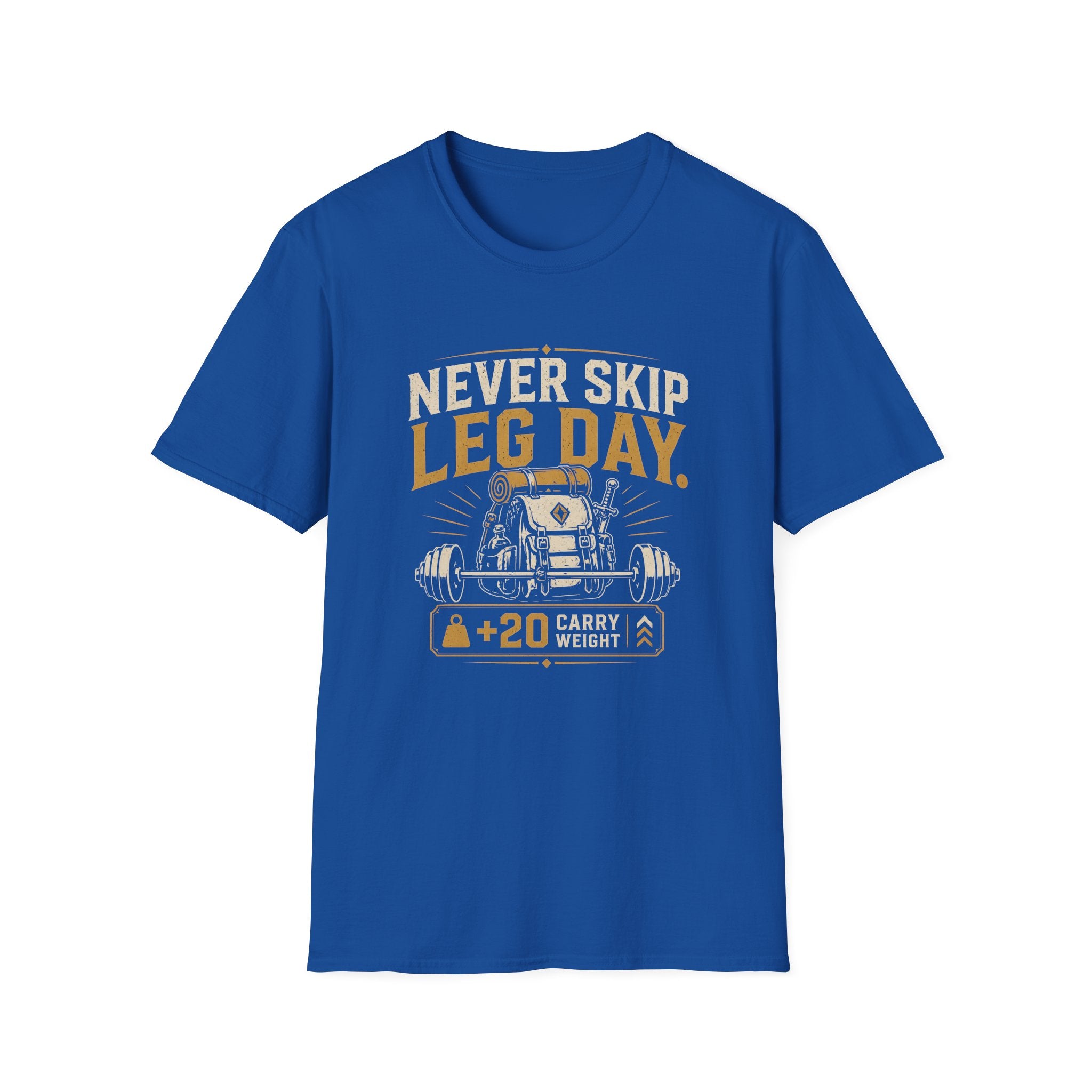 Never Skip Leg Day Gym Workout Tee