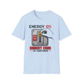 Energy 0% "Insert Coin to Continue" T-Shirt