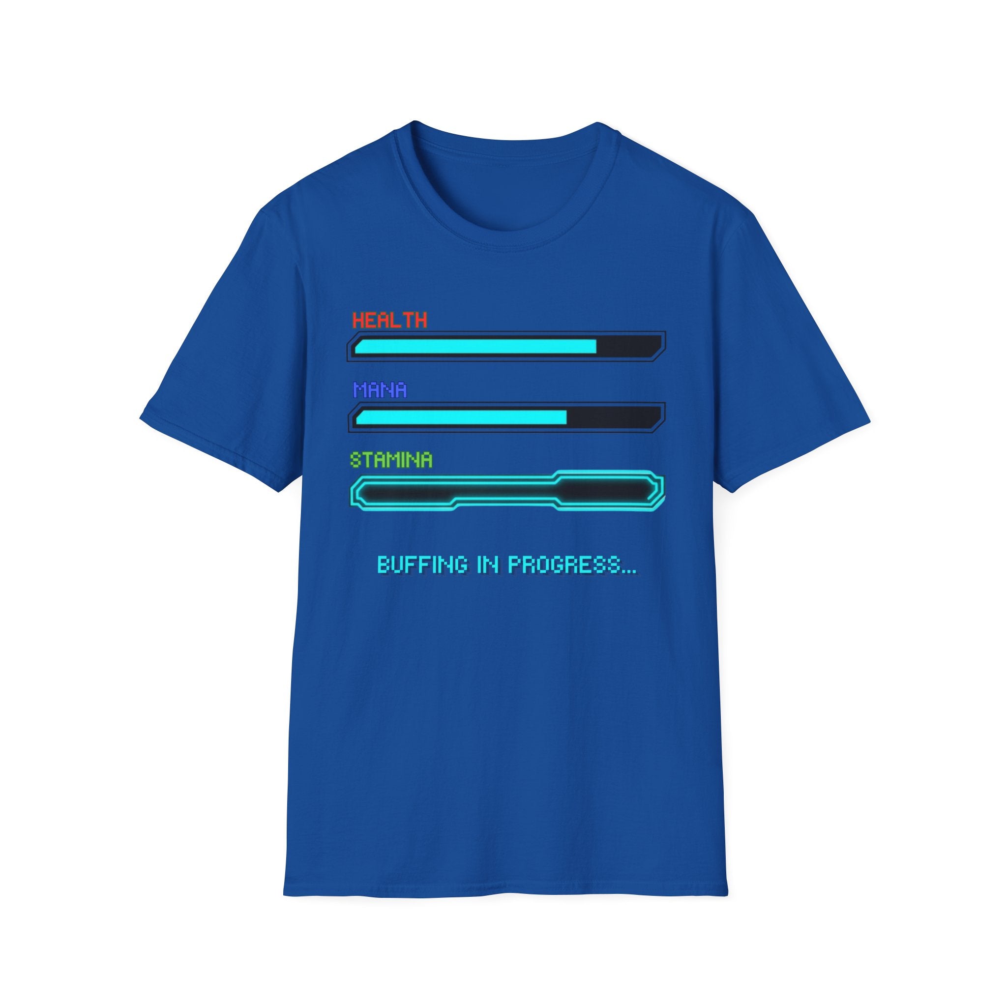 Buffing in Progress — Gamer Fitness Tee