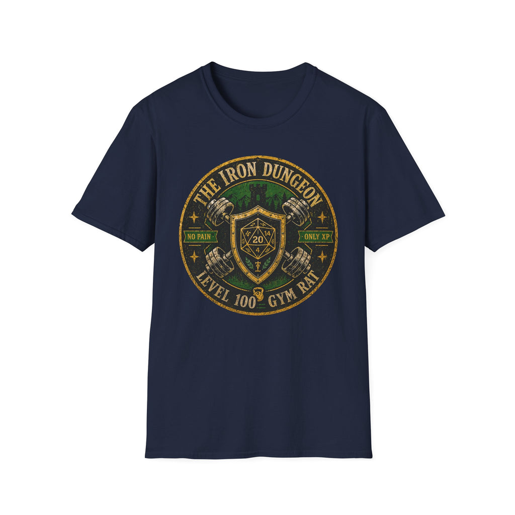 "The Iron Dungeon" Level 100 Gym Rat Tee