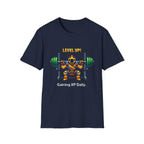 Level Up Gaining XP Daily - Gamer Gym Tee