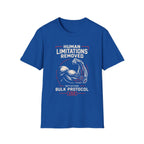 Human Limitations Removed: Initiating Bulk Protocol Fitness Tee