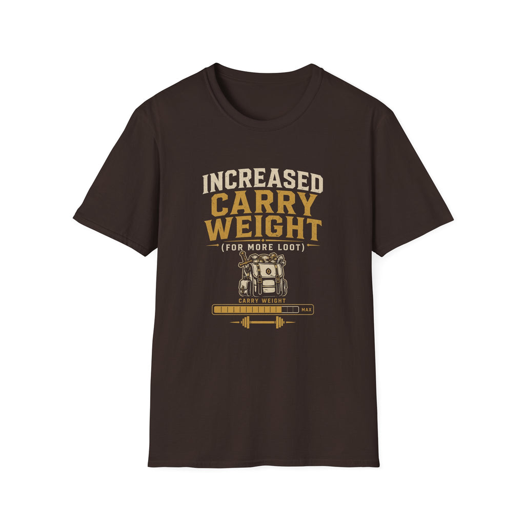 Increased Carry Weight RPG Gamer T-Shirt