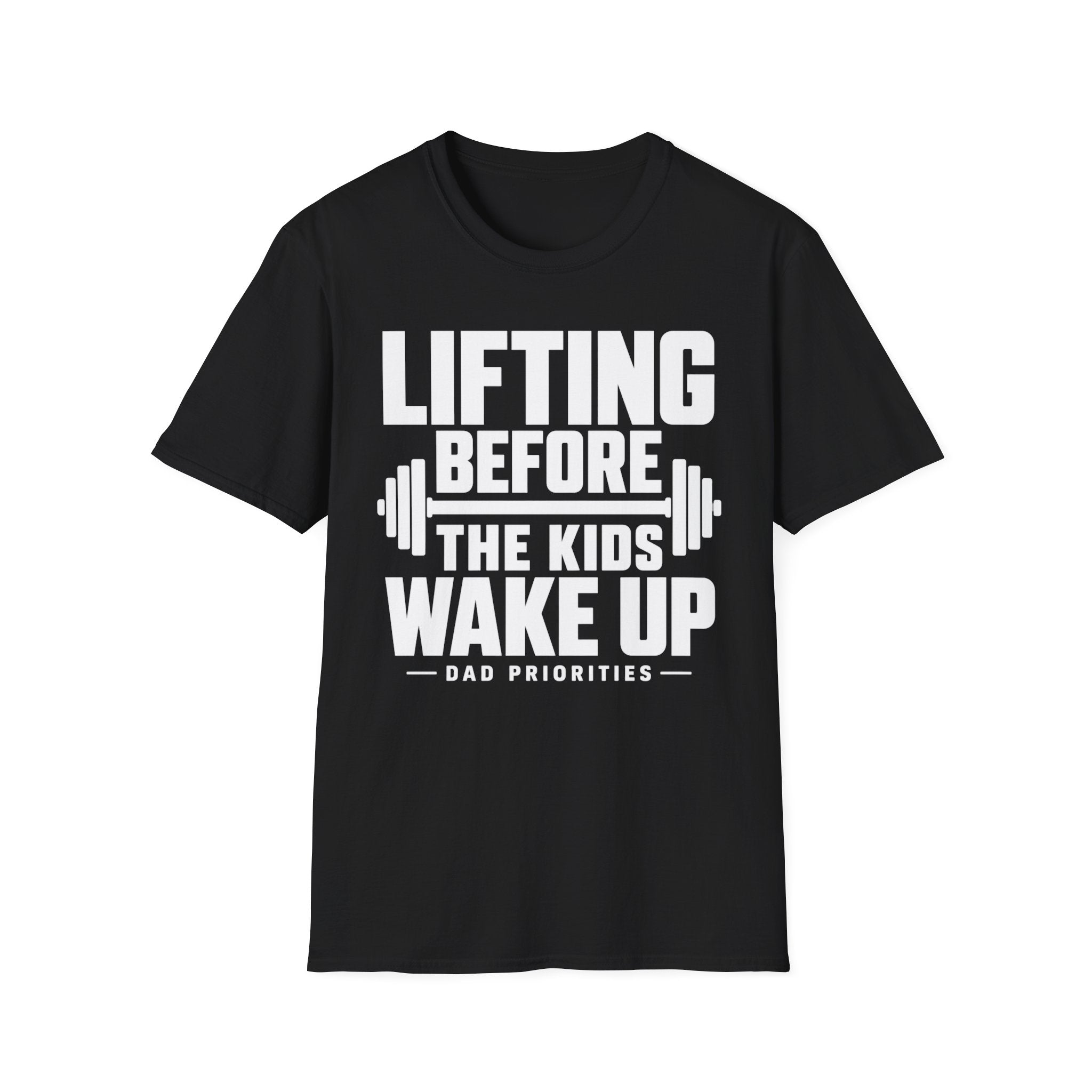 Lifting Before the Kids Wake Up — Dad Fitness Gym Tee
